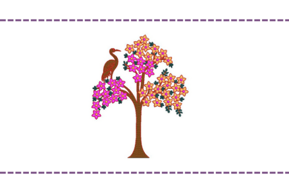 Bird on Tree: A Cozy Embroidery Design Review