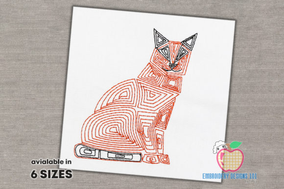 Cat Line Art: The Perfect Holiday Embroidery Accent