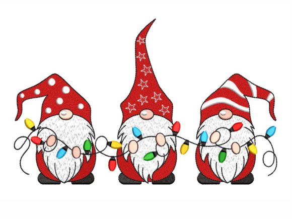 Christmas Gnomes: A Sweet Seller for Holiday Embroidery