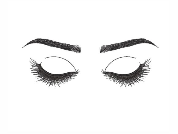 Eyelashes Embroidery Design: A Designer's Review for Beauty Projects