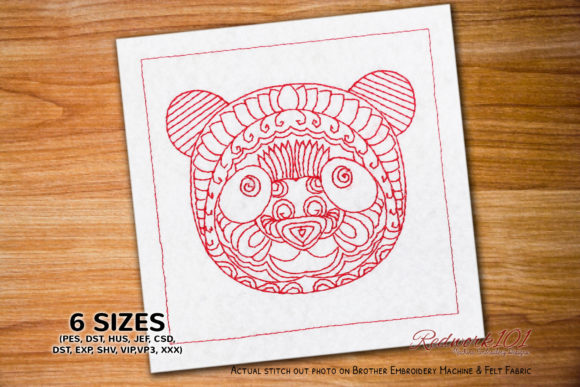 Panda Zentangle: A Designer's Review for Boutique Apparel