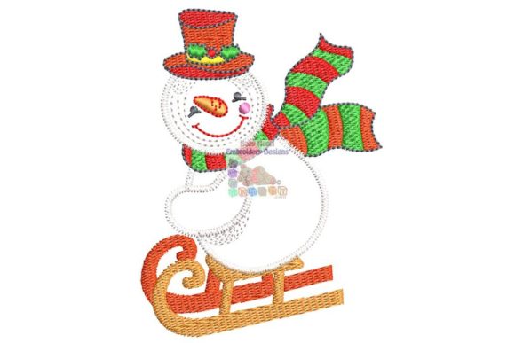 Snowman Sled Skiing: A Designer's Review for Holiday Gifts